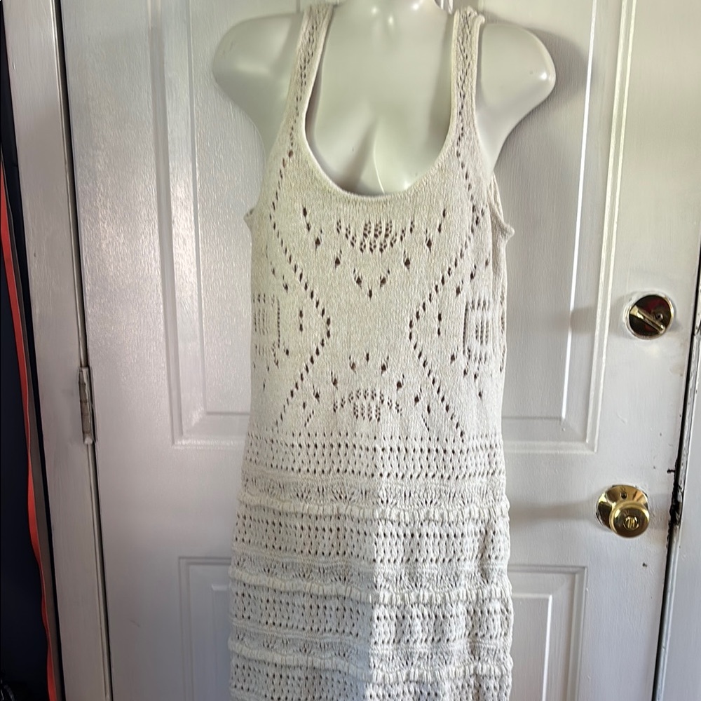 Rachel Zoe Cream Sleeveless Sundress
